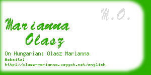 marianna olasz business card